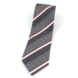 [MAESIO] KSK2592 Wool Silk Striped Necktie 8cm _ Men's Ties Formal Business, Ties for Men, Prom Wedding Party, All Made in Korea